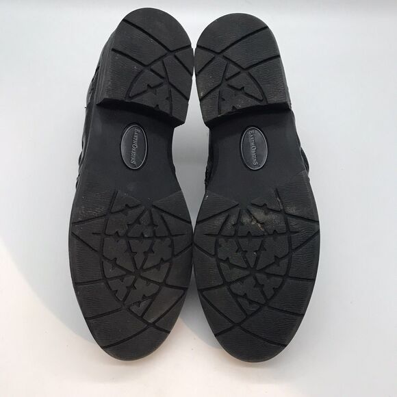 Earth Origins Natalie Boot Women's 8.5W Black Faux Leather Side Zip Ankle Bootie - Picture 7 of 13